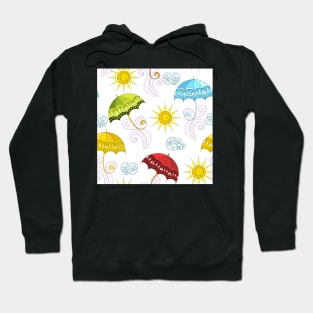 Fairytale Weather Forecast Large Scale Print Hoodie